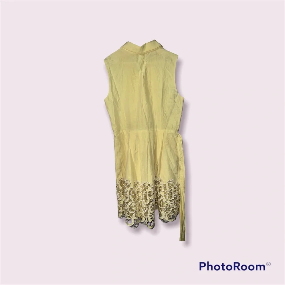 Antonio Melani yellow dress 12 - Picture 2 of 8